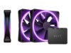 NZXT F Series F120 RGB DUO Triple Pack Fan 1-pack Sort 120 mm