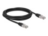 DeLOCK CAT 6a S/FTP 2m Patchkabel Sort