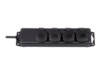 brennenstuhl Extension socket IP44 4-way black 2m H07RN-F 3G1,5 Stikdåse 4-stik Sort 2m