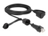 DeLOCK CAT 6 Afskærmet parsnoet (STP) 3m Patchkabel Sort