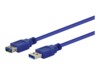 Gembird CCP-USB3-AMAF-10 USB forlængerkabel 3m Blå