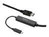 StarTech 9.8ft/3m USB C to DisplayPort 1.2 Cable 4K 60Hz, USB-C to DisplayPort Adapter Cable HBR2, USB Type-C DP Alt Mode to DP Monitor Video Cable, Compatible w/ Thunderbolt 3, Black - USB-C Male to DP Male (CDP2DPMM3MB) STM32F072CBU6