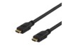 DELTACO Prime HDMI-3050 HDMI-kabel med Ethernet 5m Sort