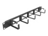 DeLOCK Rack-kabel styrepanel Sort