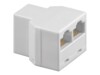 goobay T-Adapter ISDN-splitter Hvid