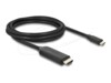 Delock Videoadapterkabel Sort