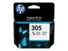 HP 305 Farve (cyan, magenta, gul) 100 sider Blæk 3YM60AE#301