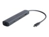 Eaton Tripp Lite Series USB-C Multiport Adapter - 8K HDMI, 3 USB Hub Ports, Gigabit Ethernet, 100W PD Charging, HDR, HDCP 2.3 USB-C Dockingstation