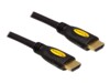 Delock High Speed HDMI-kabel med Ethernet 50cm Sort