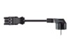 Bachmann Strøm 2-pæl (male) - Strøm GST18 (female) Sort Strømkabel