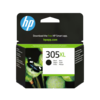 HP 305XL High Yield Black Original Sort 240 sider Blæk