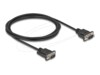 Delock Serial Cable RS-232 D-Sub9 male to male with narrow plug housing 2 m