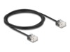 DeLOCK CAT 6 Ikke afskærmet parsnoet (UTP) 2m Patchkabel Sort