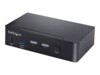 StarTech.com USB C KVM Switch, 2 Port DisplayPort KVM w/ 4K 60Hz UHD HDR Video, 3.5mm Audio, USB Type C KVM Switch, 4x USB HID and 2x USB A 3.2 Gen 1 5Gbps Hub, Thunderbolt 3/4 Compatible - Hot Key Switching (SV231DPUCA) KVM / audio / USB switch