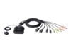 ATEN CS22H KVM / audio / USB switch Desktop