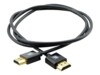 Kramer C-HM/HM/PICO Series C-HM/HM/PICO/BK-1 HDMI-kabel med Ethernet 30cm Sort