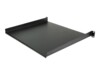 StarTech.com 1U Server Rack Cabinet Shelf - Fixed 16' Deep Cantilever Rackmount Tray for 19' Data/AV/Network Enclosure w/cage nuts, screws Rackhylde Sort