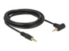 Delock Audiokabel 3m Sort