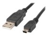 Lanberg USB-kabel 1.8m Sort
