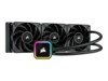 CORSAIR iCUE H150i RGB ELITE Processors flydende kølesystem 1-pack Sort 120 mm
