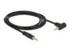 Delock Audiokabel 2m Sort