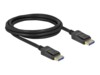 Delock DisplayPort kabel 2m Sort