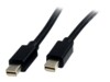 StarTech.com 2m Mini DisplayPort 1.2 Cable M/M Mini DisplayPort 4k DisplayPort kabel 2m Sort