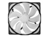 Noiseblocker NB-eLoop B14-3 Fan 1-pack Sort Hvid 140 mm