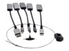 Prokord Premium Videoadapter-kit DisplayPort / HDMI / USB Sort Grå