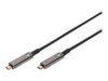 DIGITUS USB Type-C kabel 20m Sort