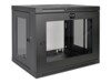 Eaton Tripp Lite Series 9U Wall Mount Rack Enclosure Server Cabinet w/ Acrylic Glass Front Door Rack Sort