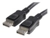 StarTech.com 1m DisplayPort 1.2 Cable with Latches M/M DisplayPort 4k DisplayPort kabel 1m Sort