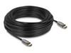 Delock Active Optical DisplayPort kabel Sort