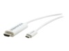 Kramer C-USBC/HM Series Adapter 24 pin USB-C han -> 19 pin HDMI Type A han 1.8 m Hvid