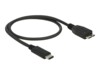 Delock USB Type-C kabel 50cm Sort