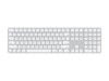 Apple Magic Keyboard with Touch ID and Numeric Keypad Tastatur Trådløs Amk. engelsk
