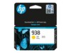 HP 938 Gul 800 sider Blæk