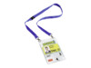 DURABLE Navneskilteholder Dark blue lanyard