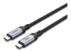 Unitek USB Type-C kabel 2m Sort