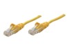 Intellinet CAT 5e Ikke afskærmet parsnoet (UTP) 10m Patchkabel Gul