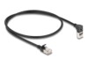 DeLOCK CAT 6a S/FTP 50cm Netværkskabel Sort