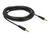 Delock Audiokabel 3m Sort