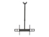 Manhattan TV & Monitor Mount, Ceiling, 1 screen, Screen Sizes: 37-75', Height: 105-156 cm, Black, VESA 200x200 to 800x400mm, Max 50kg, LFD, Lifetime Warranty Beslag Fladt panel 37'-70'