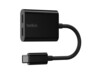 Belkin Connect Audio Charge USB-C til USB-C hovedtelefon/opladningsadapter 14m