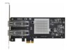 StarTech.com 2-Port GbE SFP Network Card, PCIe 2.0 x1, Intel I350-AM2 2x 1GbE Controller, 1000BASE Copper/Fiber Optic, Dual-Port Gigabit Ethernet NIC, Desktop/Server Backplanes - Windows and Linux Compatible (P021GI-NETWORK-CARD) Netværksadapter PCI Expre