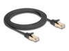 DeLOCK CAT 6a S/FTP 2m Patchkabel Sort
