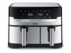Tefal Dual Easy Fry & Grill EY905D10 Dobbelt varmluftssteger 2.7kW Rustfrit stål