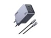 Ugreen Nexode Pro EU 3-Port GaN PD Fast Charger With -C Cable Adapter 2xUSB-C