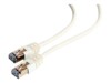 Cablexpert CAT 6 Kabel med folie og kobberfletning (FTP) 3m Patchkabel Hvid