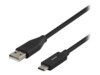DELTACO USBC-1005M USB Type-C kabel 1.5m Sort